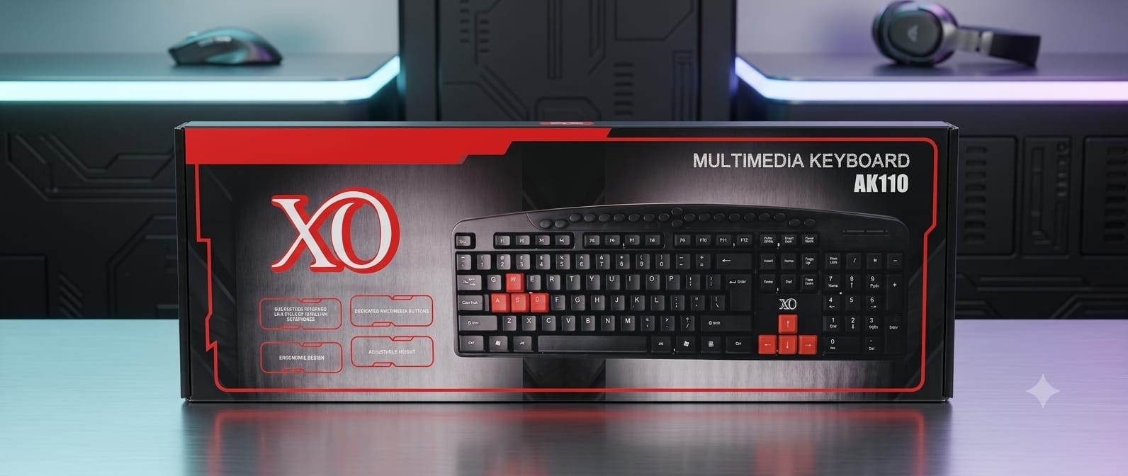 XO AK110 Multimedia Keyboard