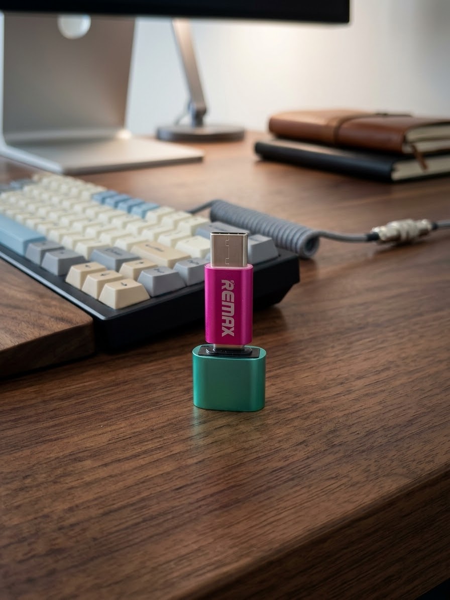 محول OTG رفيع  الى عريض Type-C – توصيل USB