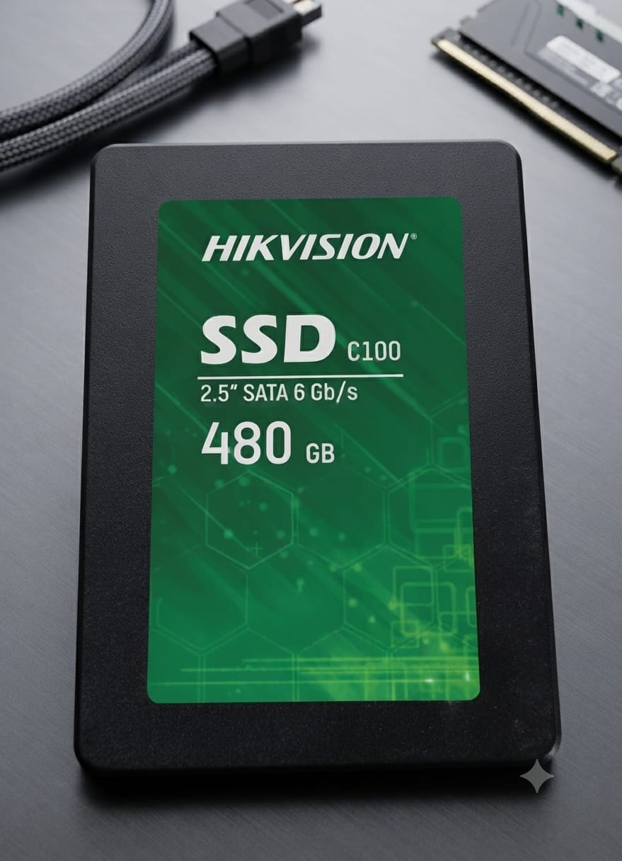 💾 قرص تخزين Hikvision SSD C100 سعة 480GB – سرعة وأداء استثنائي