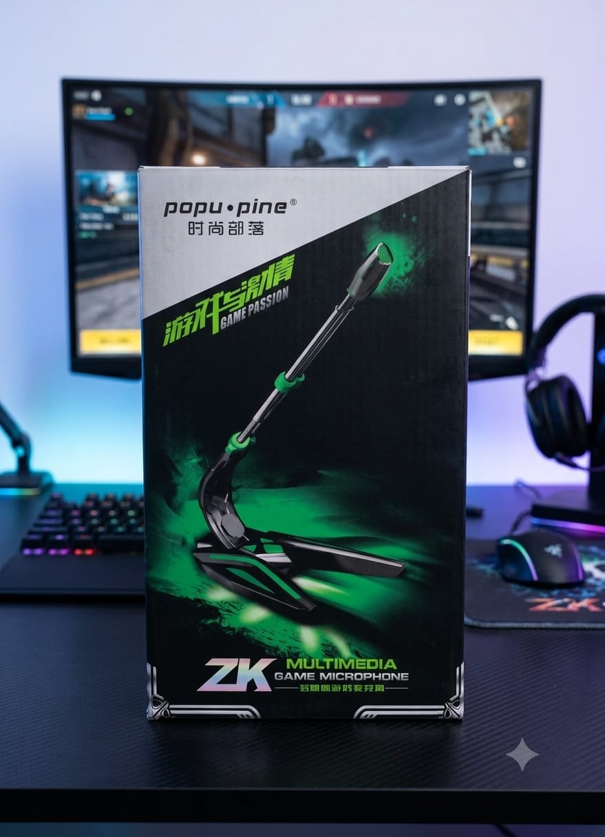 مايكروفون ألعاب مكتبي Popu·Pine ZK Multimedia Game Microphone