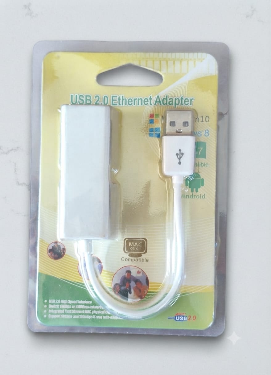محول USB إلى منفذ شبكة LAN – اتصال إنترنت ثابت وسريع! 🚀💻