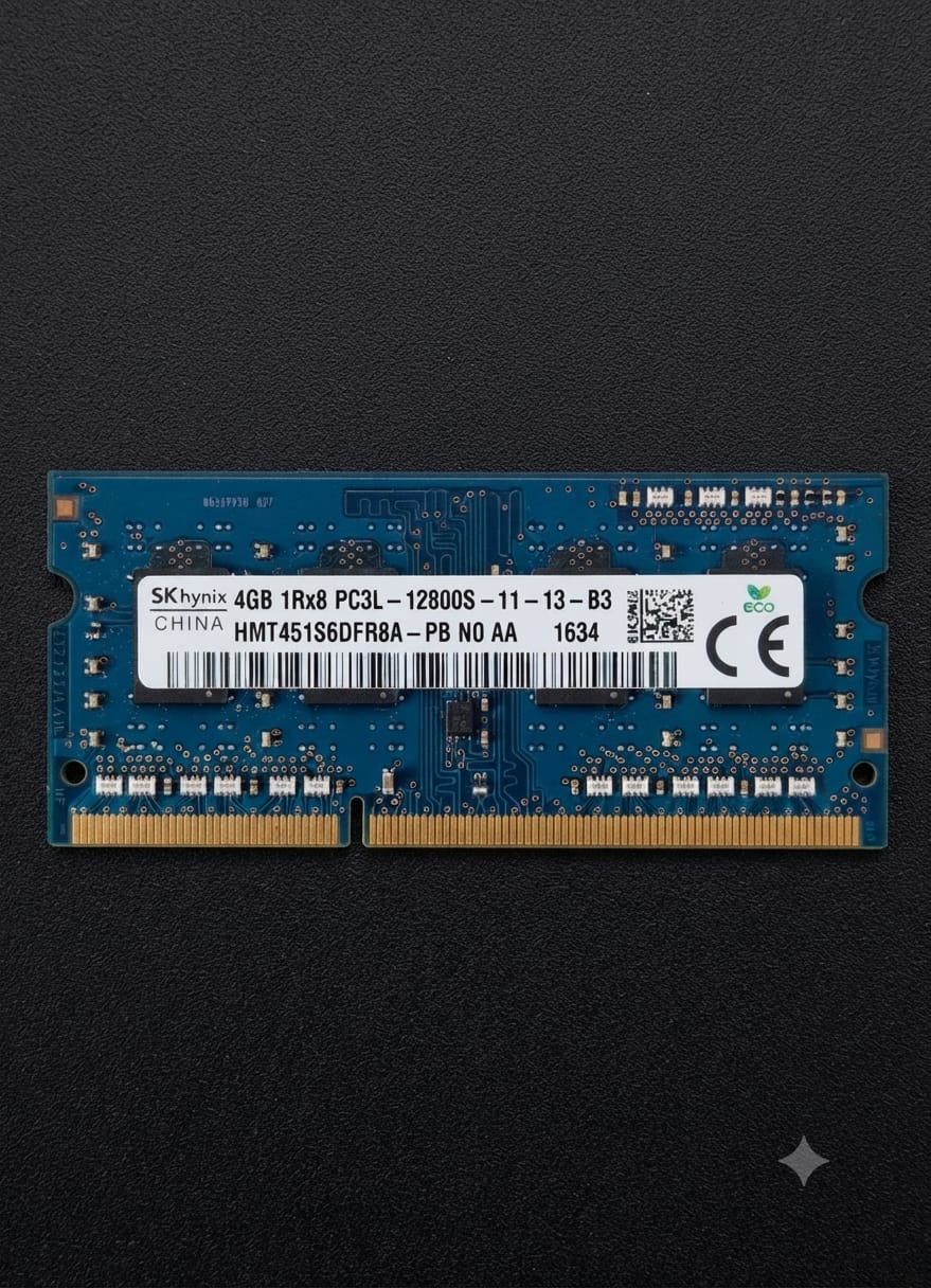ذاكرة لابتوب SK hynix 4GB DDR3L 1600MHz (PC3L-12800S)