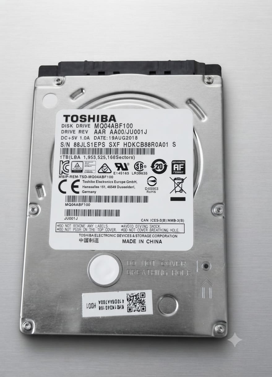 💾 هارد ديسك Toshibaسعة 1000GB