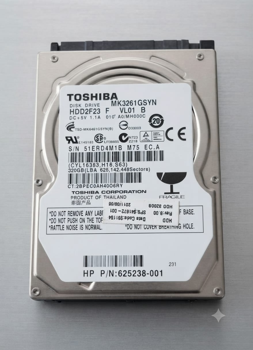 💾 هارد ديسك Toshiba سعة 320GB